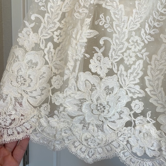 COPY - House of Deane Custom Micro Mini Lace Wedding Dress 32DDD - Picture 5 of 16